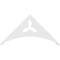 Ekena Millwork Pitch Naple Architectural Grade PVC Gable Pediment, 36"W x 18"H x 1"P (12/12) GPP036X018X100NAP - alternate 4